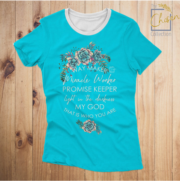 Miracle Worker Turquoise - Tshirt