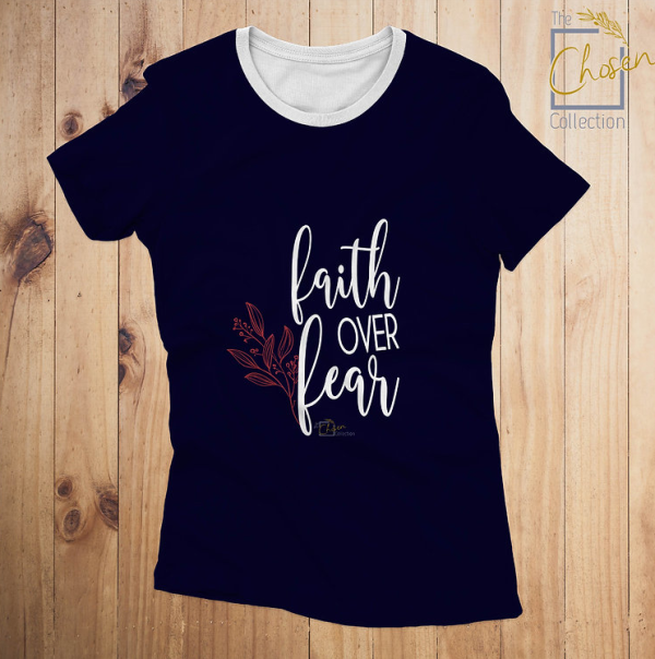 Faith over Fear Plain - Tshirt