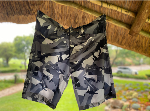 Gold Camo Golf Shorts - Mens