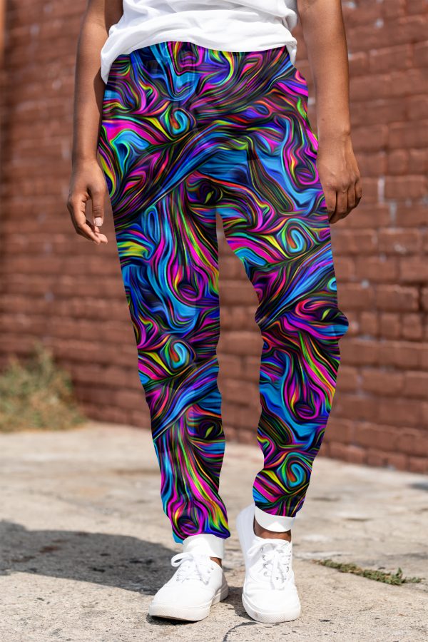 Colourful Abstract - Ladies Sweatpants