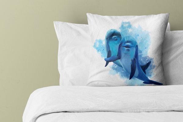 Dolphin - Scatter Pillow