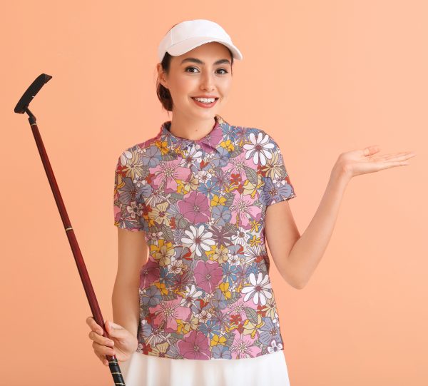 Floral - Ladies Golf Shirt