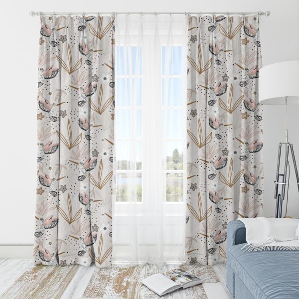 Hummingbird - Custom Curtains