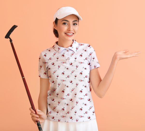 Wine - Ladies Golf Shirt